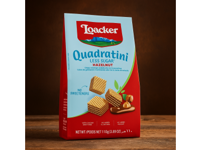 Новинка! Вафли Loacker Quadratini 110 г — вкус, в который влюбляешься с первого кусочка!