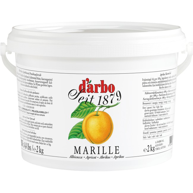 Darbo Natural Apricot Jam 2kg