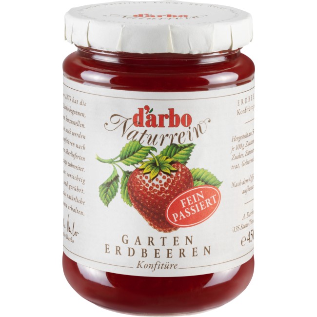 Darbo Natural Strawberry Seedless Jam 450g