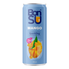 BonSu Mango Sparkling Juice 99% 330ml