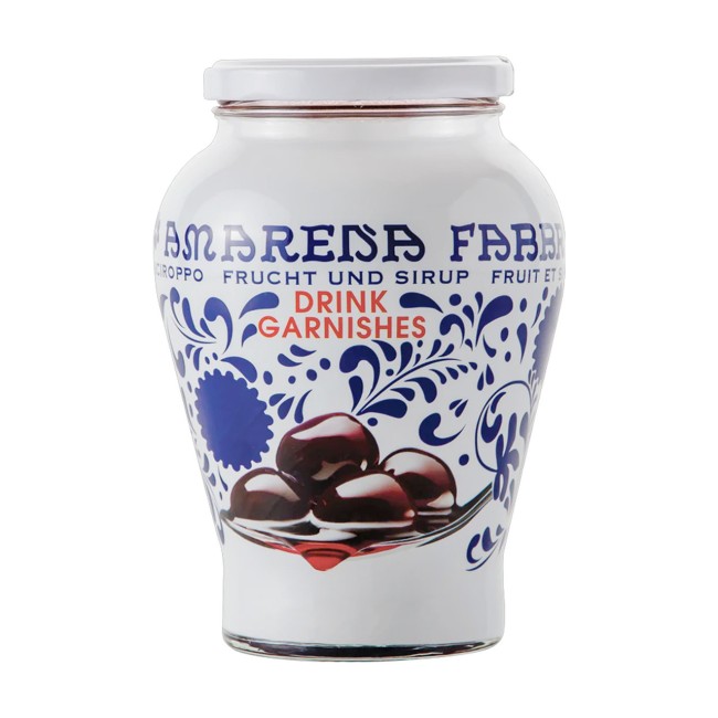 Amarena Cherries in Syrup Opaline Jar 1 kg